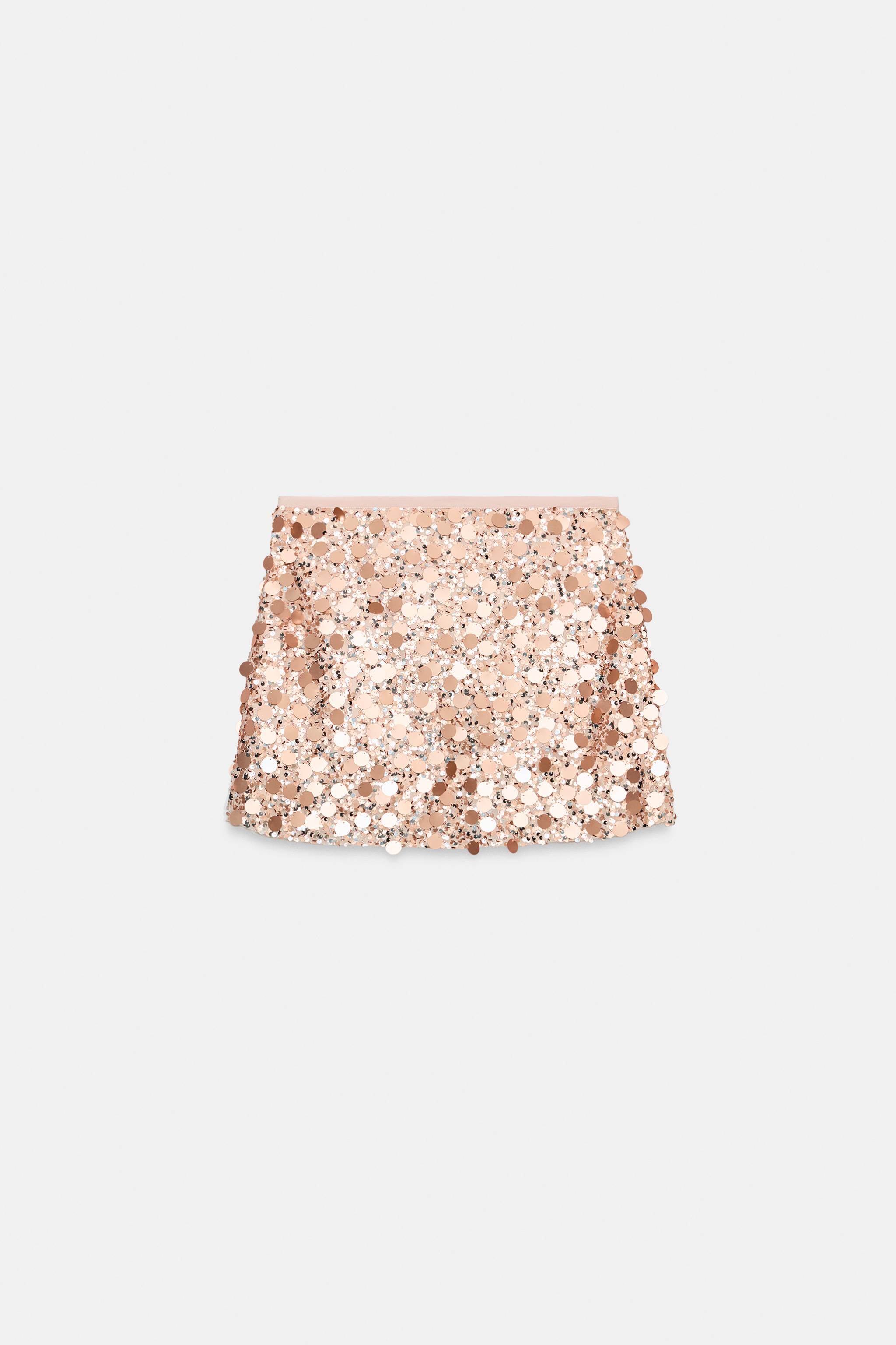MINI JUPE À PAILLETTES